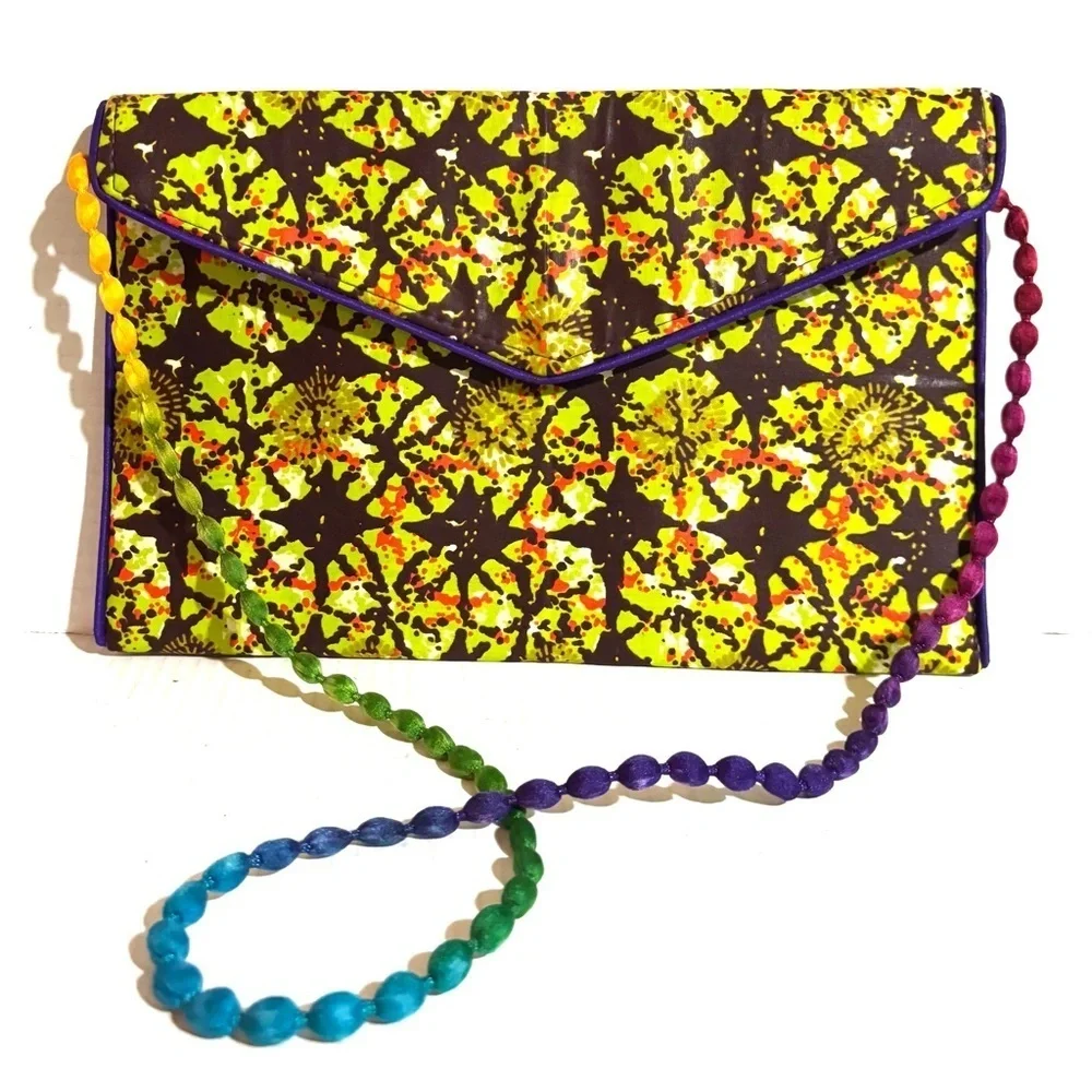 Handmade Ankara African print shoulder/ clutch bag